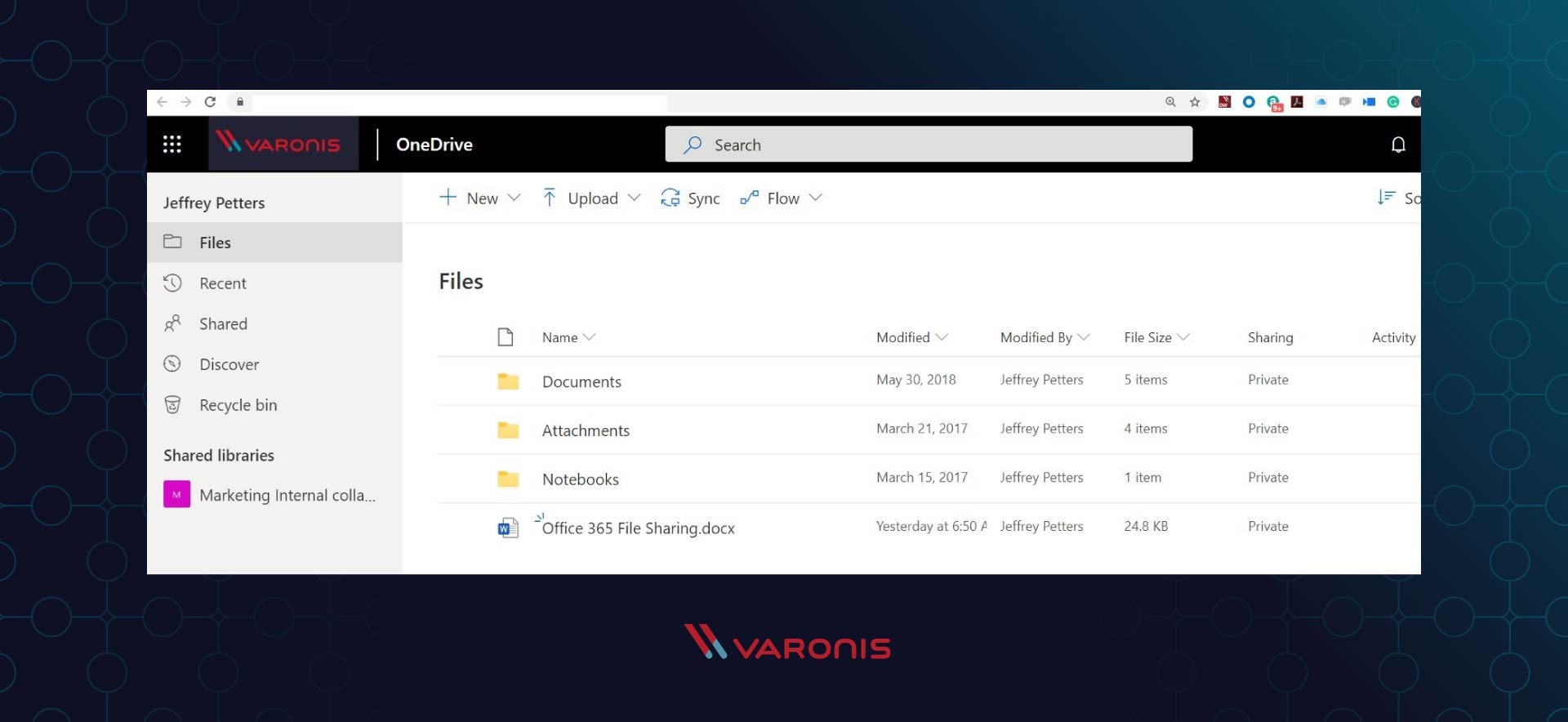  office 365 تصویر اشتراک گذاری فایل برای یافتن فایل های آنلاین 