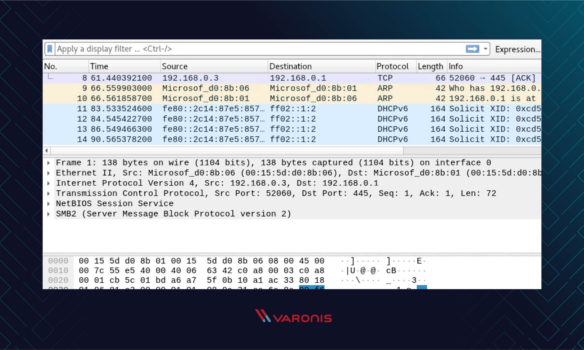  Wireshark نحوه متوقف کردن عکس گرفتن 