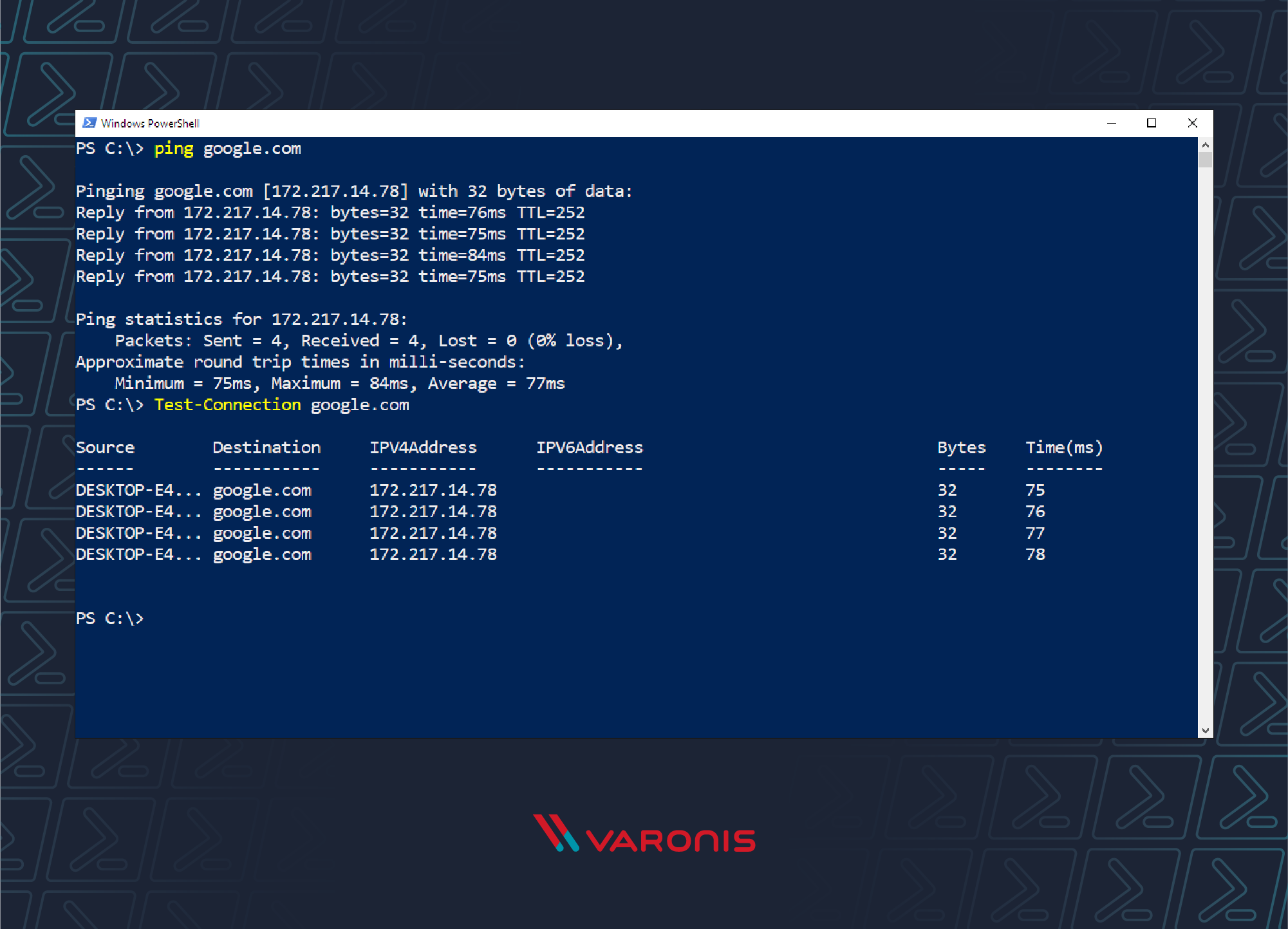 اسکریپت PowerShell برای مبتدیان تصویر خروجی اتصال اتصال خروجی 
