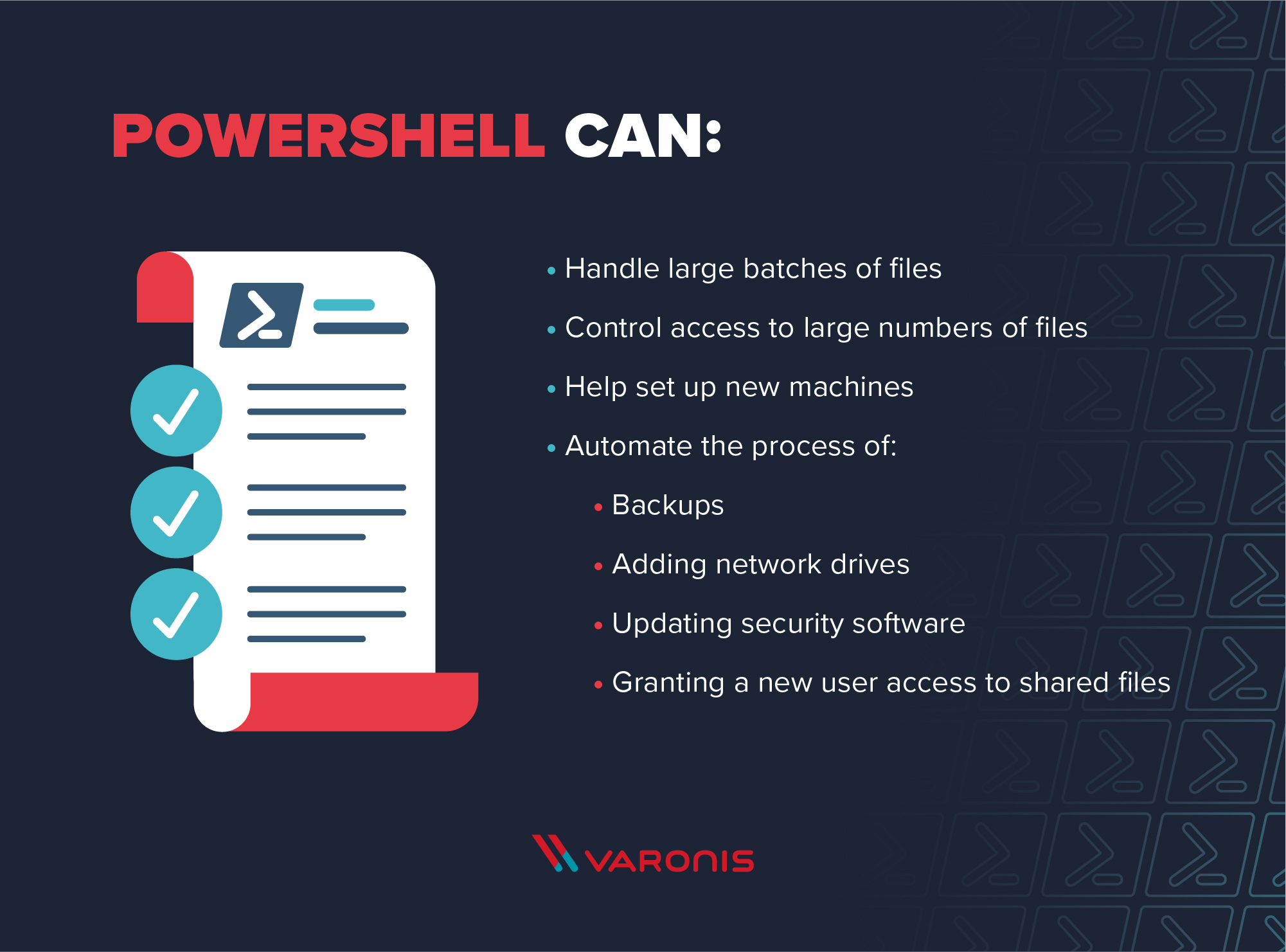  برنامه نویسی PowerShell برای مبتدیان تصویر آنچه PowerShell می تواند انجام دهد 