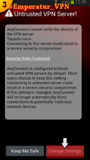 Block Untrusted Servers سیسکو