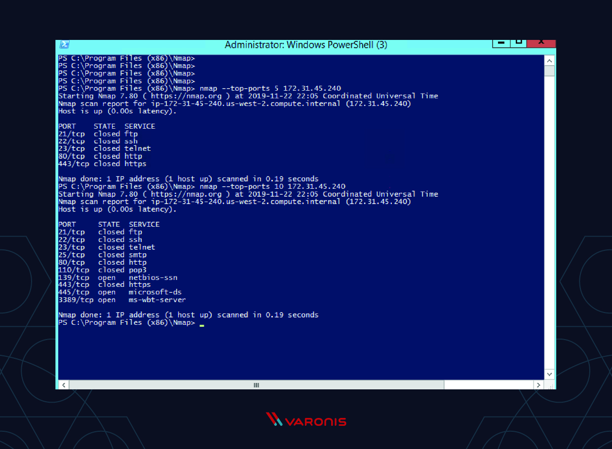  تصویر nmap مورد استفاده برای عملکرد پورت 