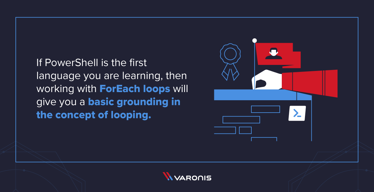 تصویرسازی یک کاربر که در PowerShell تسلط دارد 