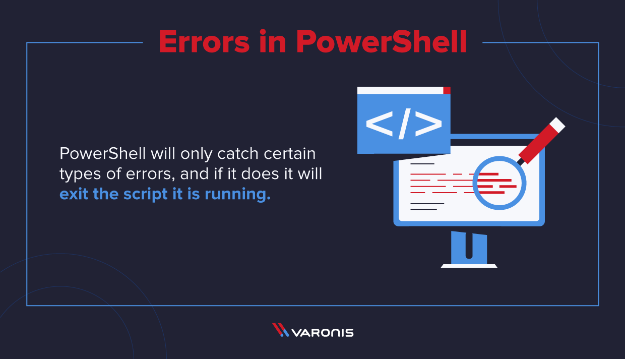  تصویر خطاها در PowerShell 