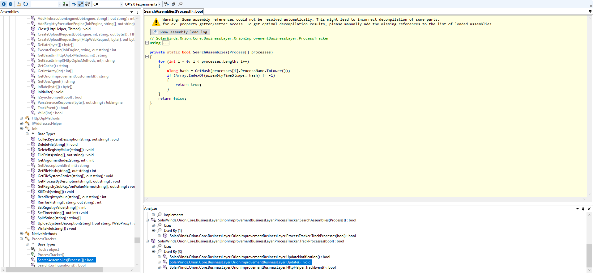  SolarWinds Abnormal تجزیه و تحلیل مرحله 4 