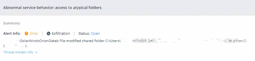  غیر طبیعی رفتار سرویس 