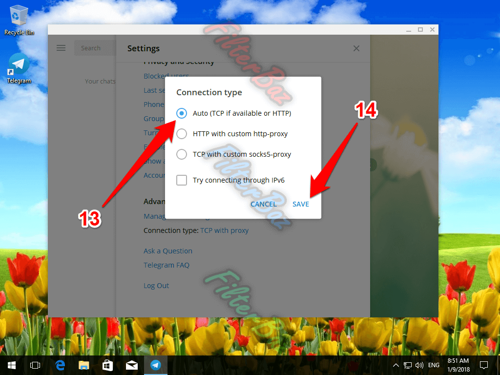 وی پی ان تلگرام