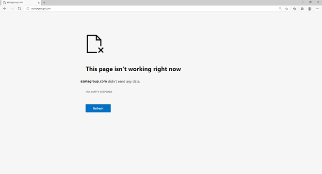 صفحه خطای nginx