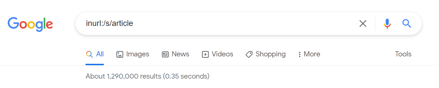  جستجوی Google با inurl parameter 